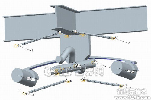 用proe軟件進行汽車平衡懸架機構分析+有限元仿真分析相關圖片圖片2