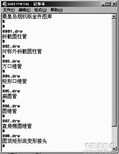 proe的參數(shù)化鈑金件圖庫(kù)proe相關(guān)圖片圖片3