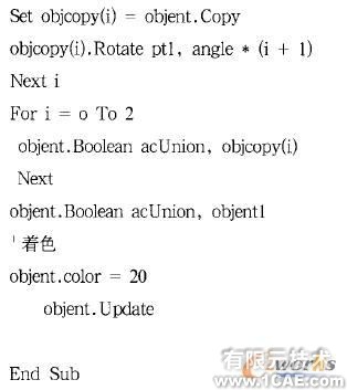 VBA 的AutoCAD 二次開發(fā)及應(yīng)用實(shí)例autocad案例圖片8