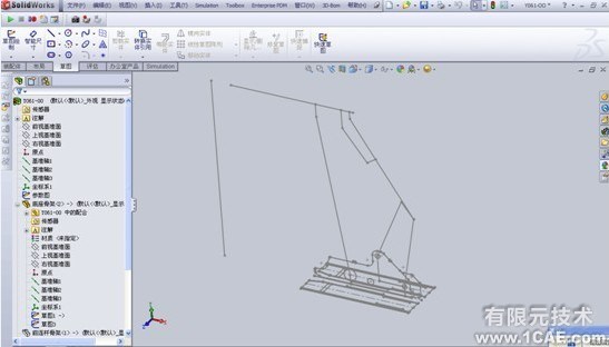 SolidWorks坐標系完善Top-Down設(shè)計solidworks simulation分析圖片3