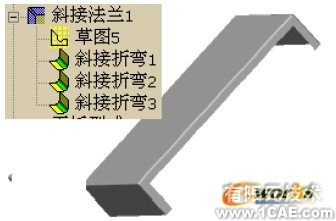 SolidWorks鈑金特征設(shè)計(jì)(二)solidworks simulation分析案例圖片6