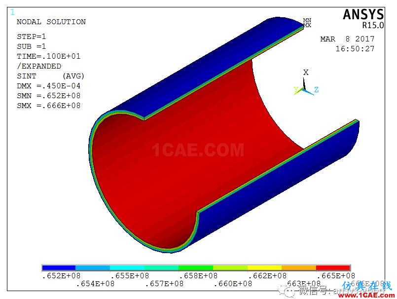 熱應(yīng)力專題-間接法熱應(yīng)力分析-以保溫管道為例ansys workbanch圖片10