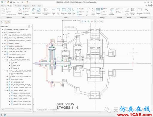 Creo Layout 概念設(shè)計(jì)pro/e設(shè)計(jì)案例圖片2