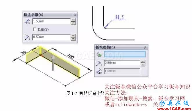 solidWorks?鈑金零件設(shè)計教程之一，必須的收藏！solidworks simulation技術(shù)圖片8