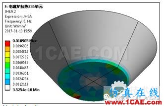 電磁爐加熱水—電磁 熱 結構耦合仿真分析ansys結果圖片7