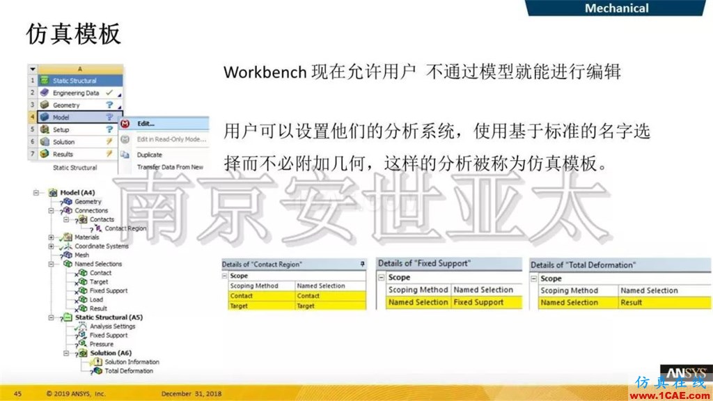 最新版本ANSYS 2019R1結(jié)構(gòu)新功能介紹（一）ansys仿真分析圖片23