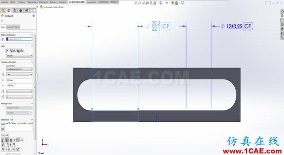 SolidWorks MBD:符合ASME Y14.5-2009標(biāo)準(zhǔn)的連續(xù)特征公差標(biāo)注solidworks simulation應(yīng)用技術(shù)圖片2