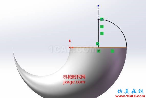 SolidWorks如何通過掃描創(chuàng)建太極圖？solidworks simulation培訓(xùn)教程圖片11