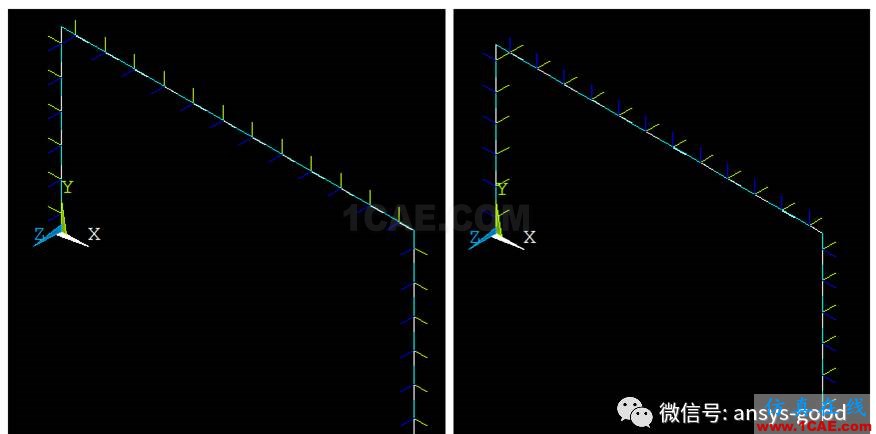 [原創(chuàng)]ANSYS中梁單元的放置方向-以組合門字架為例ansys結(jié)果圖片19