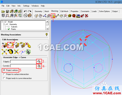 如何用ICEM對三角形特征幾何進(jìn)行結(jié)構(gòu)網(wǎng)格劃分