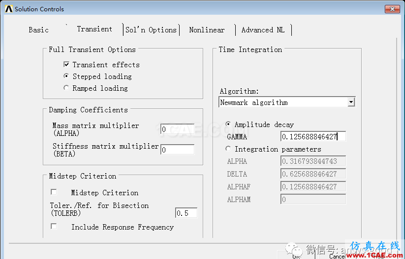 ANSYS時程分析中的阻尼比ansys圖片15
