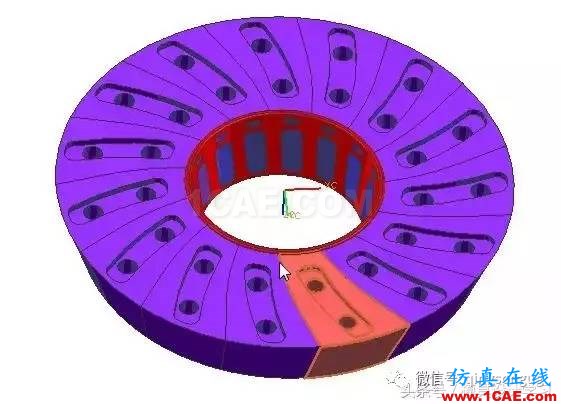 齒輪帶著十五個(gè)行位彎抽芯，這圖高清版ug設(shè)計(jì)圖片5