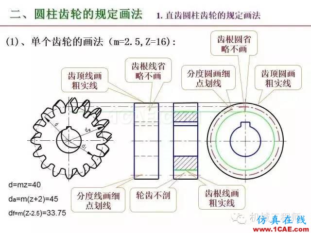 【專業(yè)積累】80頁P(yáng)PT讓你全面掌握工程圖中的標(biāo)準(zhǔn)件和常用件機(jī)械設(shè)計(jì)圖片68