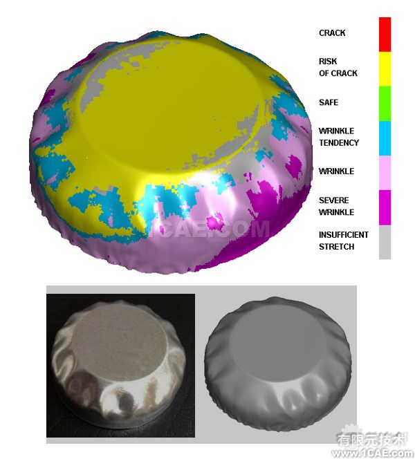 基于DynaForm的NUMISHEET wbr2014 wbrBenchmark wbr4 wbr沖壓分析實(shí)例