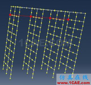 【簡單實例】abaqus/CAE建的簡單的框架模型(線性框架)