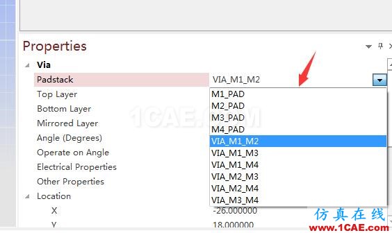 SiWave如何創(chuàng)建、編輯過孔?ansysem分析圖片3