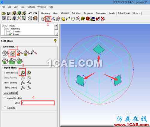 如何用ICEM對三角形特征幾何進(jìn)行結(jié)構(gòu)網(wǎng)格劃分