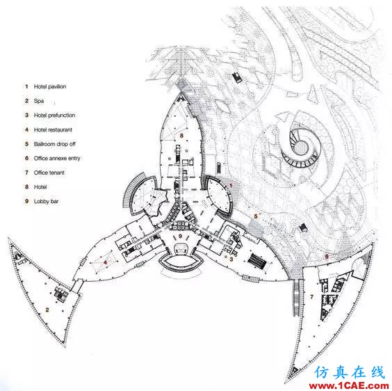 史上最復(fù)雜的平面AutoCAD圖紙【AutoCAD教程】AutoCAD學(xué)習(xí)資料圖片11