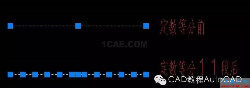 【AutoCAD教程】定數(shù)等分或定距等分后怎么顯示出來等分點？AutoCAD技術(shù)圖片2