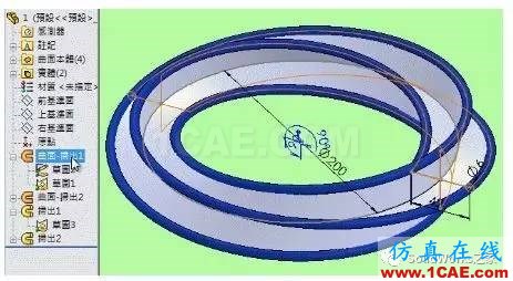 莫比烏斯轉(zhuǎn)環(huán)_組件動畫solidworks simulation應用技術圖片3