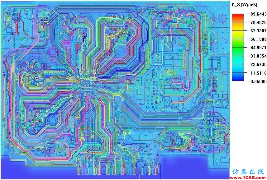 CFD熱分析案例、PCB綜合分析案例+有限元仿真分析相關(guān)圖片1