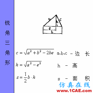 快接收，工程常用的各種圖形計(jì)算公式都在這了！AutoCAD技術(shù)圖片21