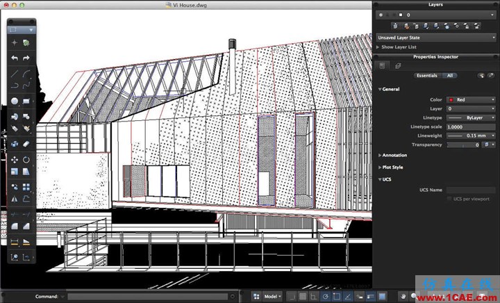 效果圖的藝術：用SketchUp, AutoCAD 和 Photoshop創(chuàng)造絕佳的水彩效果AutoCAD分析案例圖片6