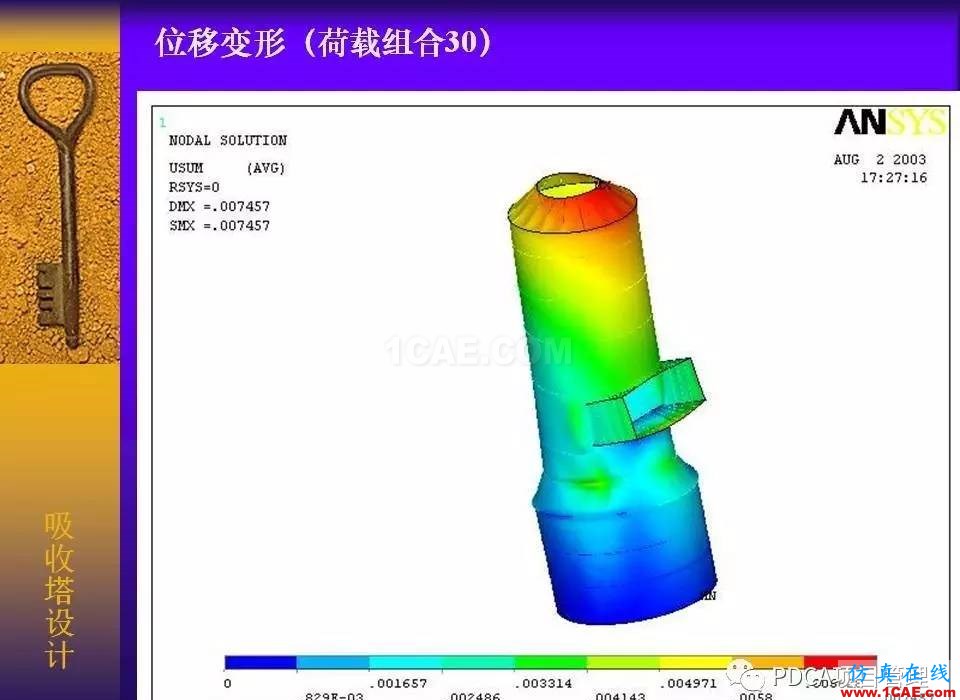 吸收塔易拉罐Ansys有限元分析案例圖解ansys培訓的效果圖片59