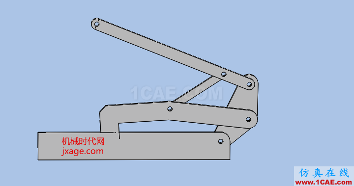 solidworks夾緊裝置模擬solidworks simulation分析案例圖片5