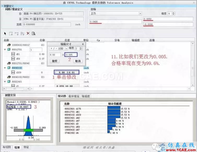 Creo3.0公差分析擴(kuò)展包簡(jiǎn)要使用教程pro/e相關(guān)圖片12