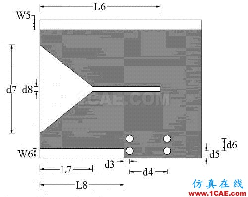 多層LCP技術(shù)的毫米波段超寬帶槽天線設(shè)計【轉(zhuǎn)發(fā)】HFSS分析圖片7