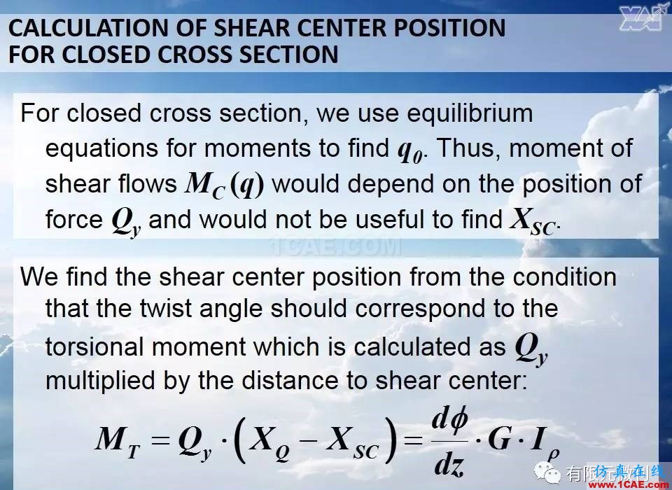 航空結(jié)構(gòu)分析（結(jié)構(gòu)力學(xué)）系列---10（關(guān)于剪切中心 ）ansys圖片8