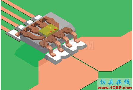 圖 3:霍爾板對齊的 ACS724 電流傳感器 IC