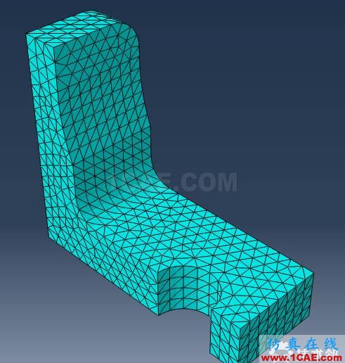 Abaqus和WELSIM仿真簡單支架受力分析案例賞析---細(xì)化網(wǎng)格對（應(yīng)力集中）解的收斂性的影響abaqus有限元培訓(xùn)資料圖片22
