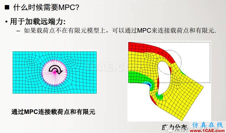 ansys技術(shù)專題之 多點約束（MPC）ansys分析圖片7