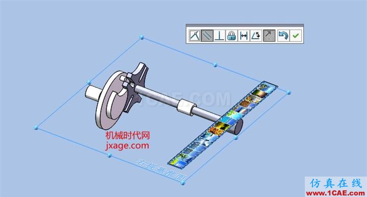 Solidworks電影抓片機構仿真solidworks simulation培訓教程圖片10