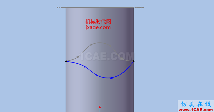 solidworks如何使用投影曲線？solidworks simulation培訓(xùn)教程圖片13