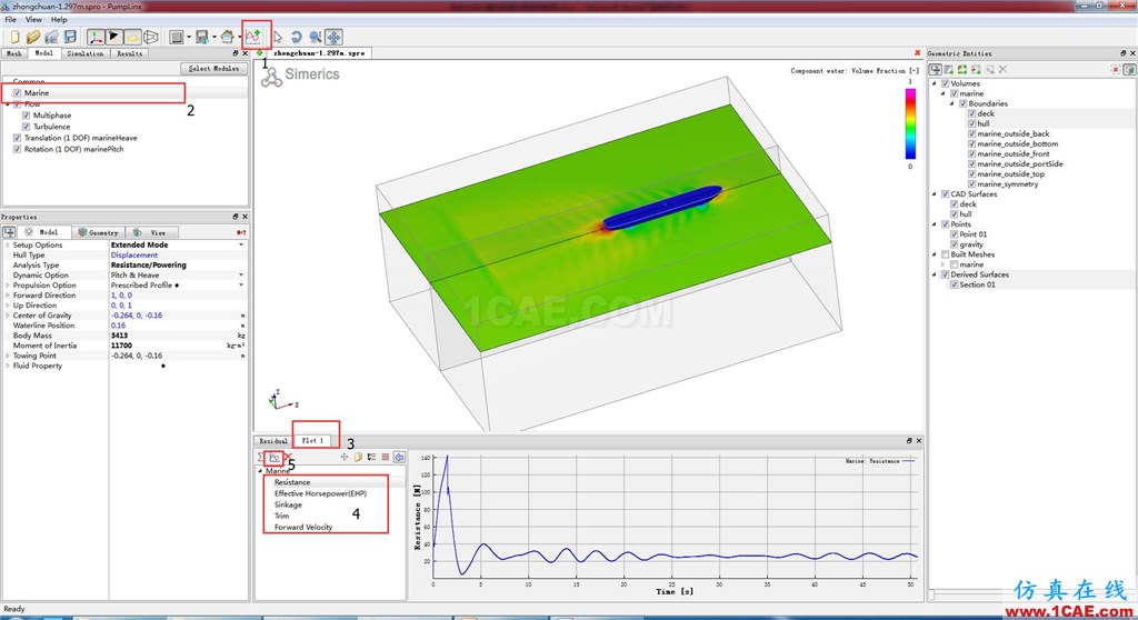 培訓(xùn)篇之PumpLinx船體水動(dòng)力流場分析Pumplinx旋轉(zhuǎn)機(jī)構(gòu)有限元分析圖片15
