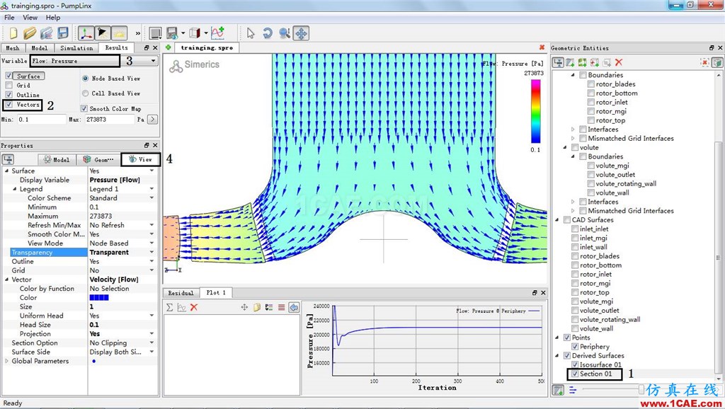 PumpLinx離心泵數(shù)值仿真指導教程Pumplinx旋轉(zhuǎn)機構(gòu)有限元分析圖片33