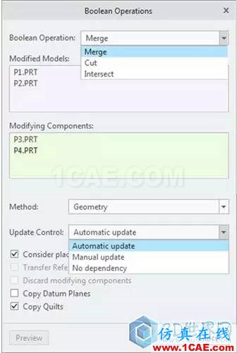 分享丨Creo 4.0 組件模式更新功能一覽！pro/e培訓(xùn)教程圖片8