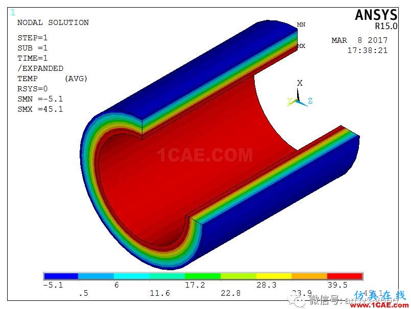 熱應(yīng)力專題-間接法熱應(yīng)力分析-以保溫管道為例ansys結(jié)構(gòu)分析圖片5