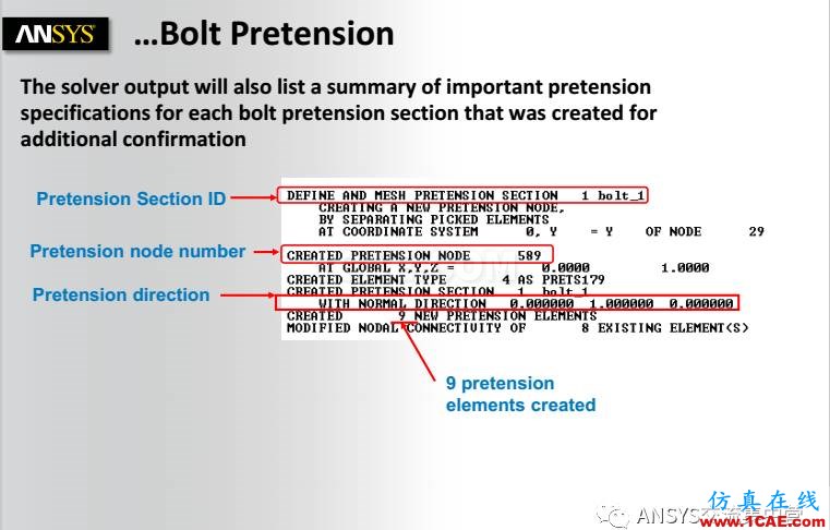 ANSYS技術(shù)專(zhuān)題之 螺栓預(yù)緊ansys圖片17
