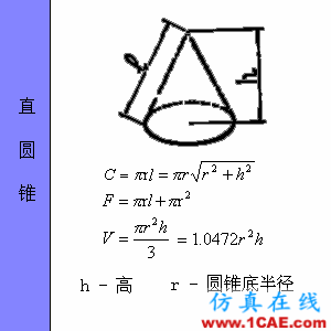 快接收，工程常用的各種圖形計(jì)算公式都在這了！AutoCAD學(xué)習(xí)資料圖片45