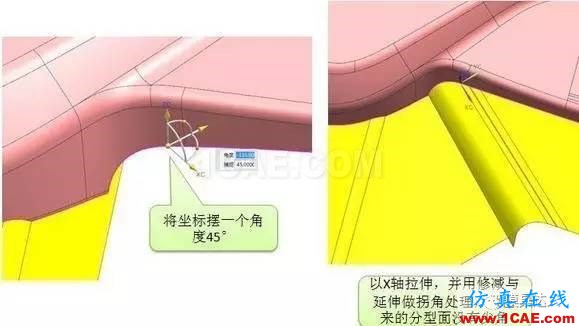 汽車模復(fù)雜曲面分型面是如何創(chuàng)建的？技巧都在這！autoform汽車仿真圖片3