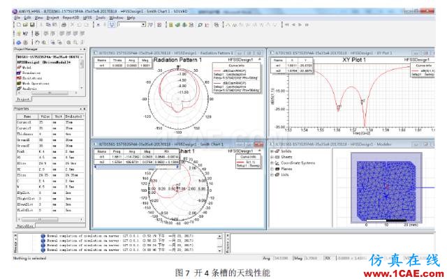 【ANSYS技巧】使用HFSS仿真比較微帶天線輻射面開槽對增益的影響HFSS培訓的效果圖片5