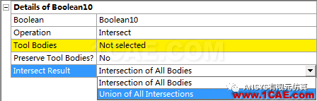 ANSYS Workbench布爾運(yùn)算ansys結(jié)果圖片9