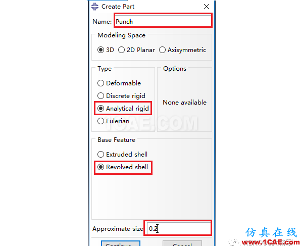 ABAQUS案例的Abaqus/CAE再現(xiàn)——半球形沖頭沖壓薄板abaqus有限元培訓(xùn)資料圖片3