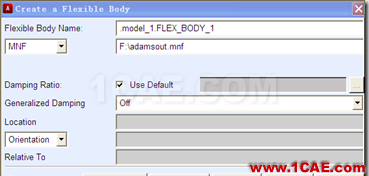 基于ANSYS-ADAMS的剛?cè)狁詈戏抡妗巨D(zhuǎn)載】ansys workbanch圖片17