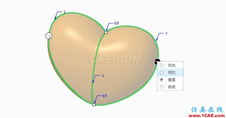 Creo3.0創(chuàng)建心超簡單方法pro/e模型圖片7