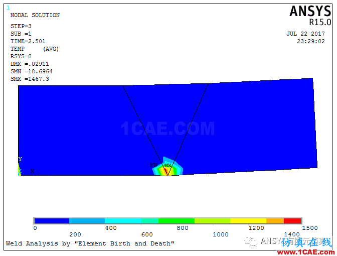ANSYS生死單元之焊接過(guò)程模擬ansys分析案例圖片3